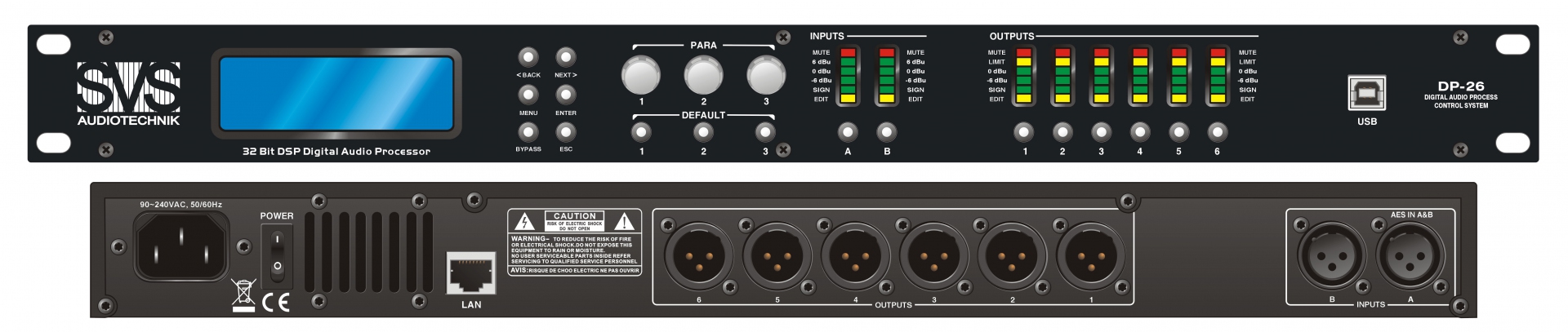 SVS Audiotechnik DP-26 Цифровой процессор: 2 входа 6 выходов в Сибае
