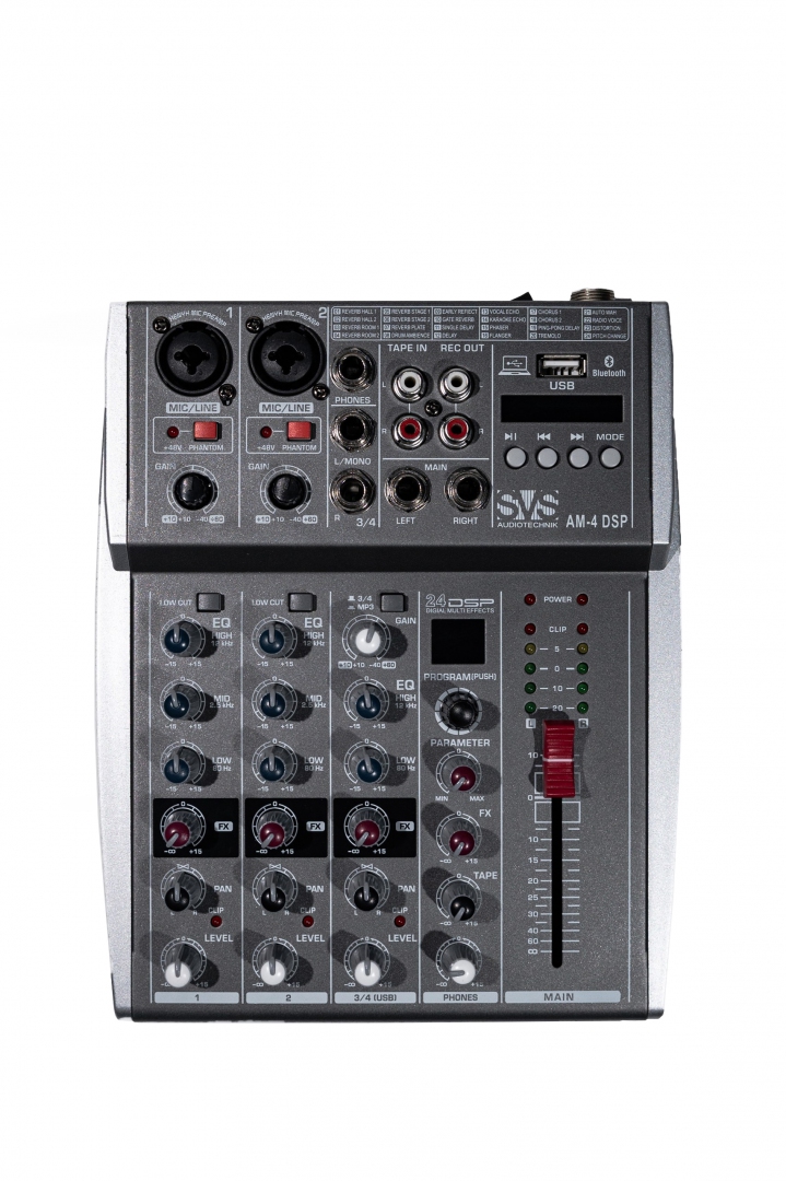 SVS Audiotechnik mixers AM-4 DSP Аналоговый микшерный пульт, 4-канала в Сибае