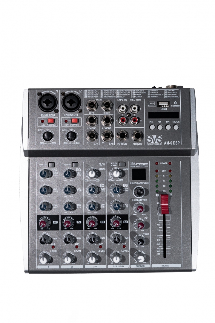 SVS Audiotechnik mixers AM-6 DSP Микшерный пульт аналоговый, 6-канальный SVS Audiotechnik mixers в Сибае