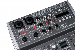 SVS Audiotechnik mixers AM-4 DSP Аналоговый микшерный пульт, 4-канала в Сибае